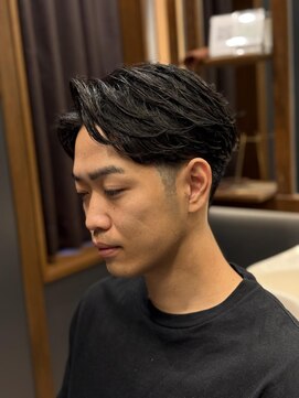 銀座 シノ 本店(shino) メンズショート　パーマ　ニュアンス　刈り上げ