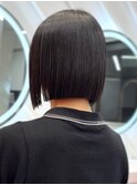 人気急上昇な縮毛矯正タッセルボブ