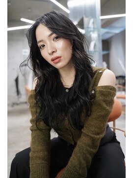 ロマーリ 岡山店(LOMARLIE) コテ巻き風デジタルパーマ10代20代30代似合わせ顔周り3