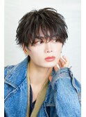 シースルーフェザーショート