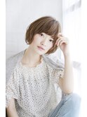 ゆるふわニュアンスカールボブスタイル