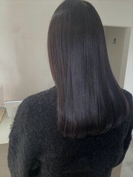 2195ヘアー 世田谷代田(2195hair) 地毛風カラー/地毛風ストレート/髪質改善/暗髪ロング