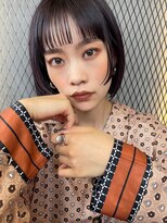 スリー バイ ベルベット 博多(THREE... by velvet) ディープパープル