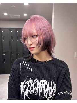 ベレーザ 渋谷(BELEZA) 18220インナールーツカラーセミロングレイヤーアンブレラカラー