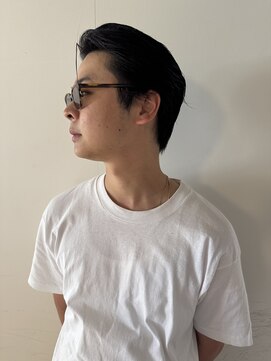 パーク(PARK) メンズ刈り上げなしオールバックショート