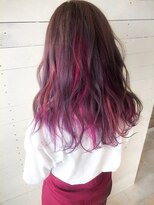 ルノン フィージュ(LUNON fieju)&nbsp;【LUNON fieju】ビビットピンク×ショッキングパープル