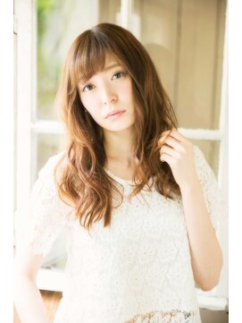 ファイブボックスヘアー 広島(five vox hair) ベージュカラーロング