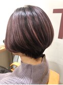 ボリューム◎40代50代大人上品なショートボブ