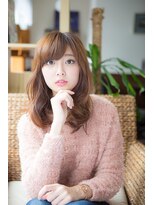 ナチュラルエフ(natural f)&nbsp;【natural-f 豊中】伸ばしかけ 無造作 毛先パーマ ふわミディ☆