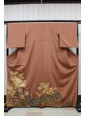 留袖 色T-11　￥13700～(着付料込み)