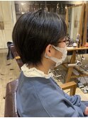 耳かけ 大人ボブ ショートボブ 前髪 黒髪カタログ 簡単 20代 楽