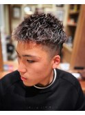 ツイストパーマ × SKIN FADE フェードカット《刈り上げ》