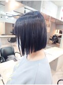 #PINQ #ぷつっとボブ #タッセルボブ #ブルーブラック