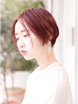 ホリデイズ ケアアンドスパ 練馬 豊島園(HOLIDAYS) 【HOLIDAYS】暖色カラー×ハンサムショート/練馬/髪質改善