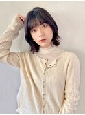 くびれボブ/くびれショートボブ/切りっぱなしボブ/ボブショート