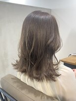 キュエム(Cuem)&nbsp;【Cuem 小原】ブリーチなし　イルミナカラー ミルクティー