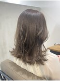 【Cuem 小原】ブリーチなし イルミナカラー ミルクティー
