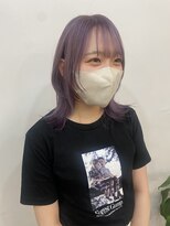 ルヴェルヘアー(Revel hair)&nbsp;ウルフカット×ラベンダー