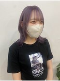 ウルフカット×ラベンダー