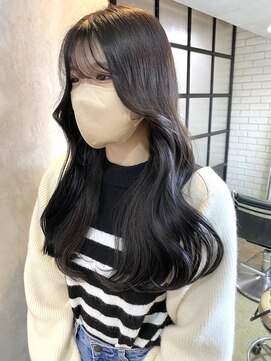 サクラ 岐阜(SAKURA) 簡単な韓国風ゆる巻き！赤み除去の透明感カラー　美容室　岐阜