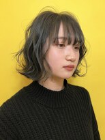 ハイブ 金沢(Hive)&nbsp;ブリーチハイトーンカラーショートボブツヤ髪スタイル髪質改善