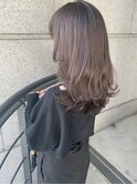 透明感グレージュカラー