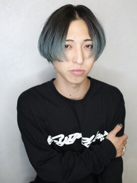 バース(BIRTH) 天神【BIRTH】ハイトーンカラー×アッシュオリーブ×ショート　3