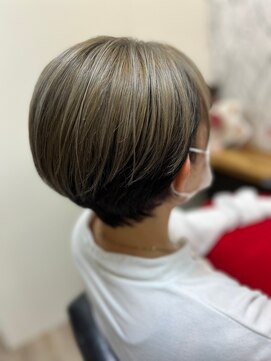 ヘアーカルチャー 小倉台店 HAIR CULTURE うる艶アンブレラカラー・ショートカット 30代40代50代60代