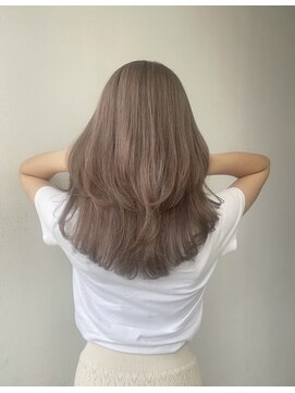 アオアクア バイ グルグル 小岩店(ao akua by GULGUL) インナーグレージュ 王道ミルクティー☆ダブルカラー 小岩