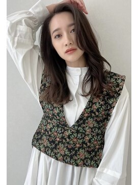 ソヨン 南草津店(SOYON) 韓国風 くびれ セミロング 艶カラー