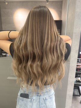 オズ 梅田店(OZ) シールエクスでつくるハイライト/エクステ60枚/バレイヤージュ