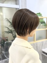 ミモザ(Mimosa)&nbsp;《Mimosa》カーキグレー/丸みショート