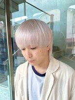 ヲタク(wotaku.) メンズハイトーンマッシュダブルカラーケアブリーチホワイト艶髪