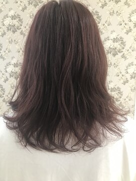 ルシエル バイ カトレアグループ(Le Ciel) ピンクベージュブラウン/こなれミディ/大人女性/似合わせカット