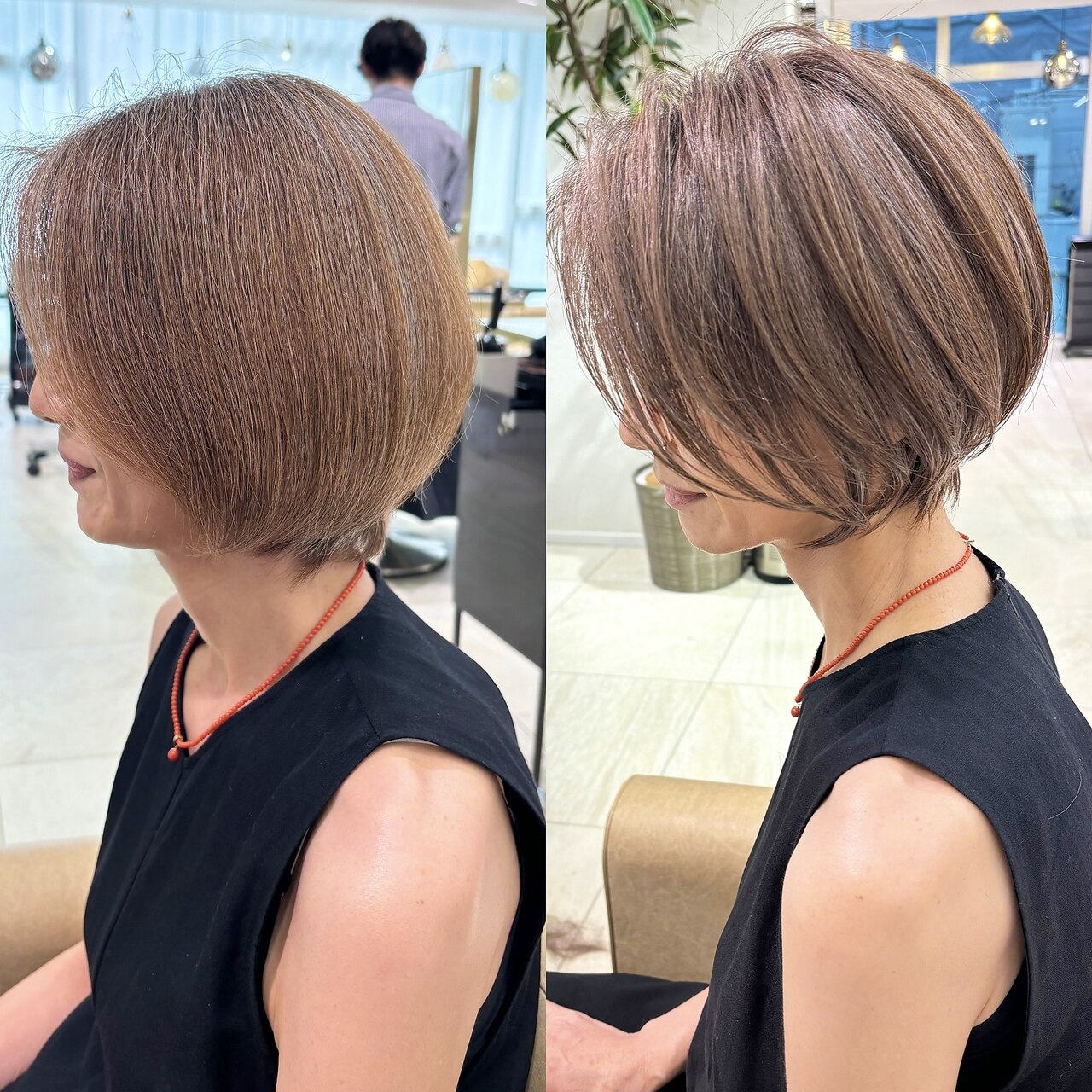 2025年春】ショート グレージュの髪型・ヘアアレンジ｜人気順｜3