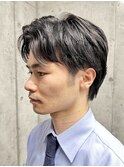 ハイトーンカラー/マッシュパーマ/アースカラー/men's/