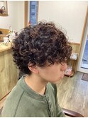 ツーブロック+パーマ