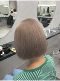 ミルクティーベージュグレージュハイトーンボブ成増