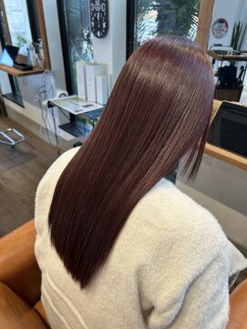 ヘアーラウンジラウレア(LAULEA) ピンクカラーと髪質改善