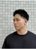 フェード/アップバング/バーバースタイル/短髪/男