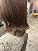 切りっぱなしボブ