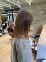 ヲタク(wotaku.)&nbsp;グレージュカラーベージュカラーくすみカラーダブルカラーボブ