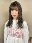20代30代大人可愛い小顔デジタルパーマナチュラル毛先パーマ