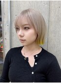 ★ハイトーンカラーミルクティーベージュホワイトベージュカラー