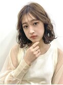 ブリーチなしカラー　オリーブグレージュ
