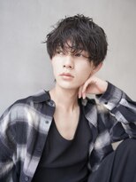 ニコ トウキョウ ヨコハマ(nico)&nbsp;センターパートニュアンスパーマメンズカット