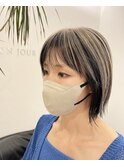 逆アンブレラカラー