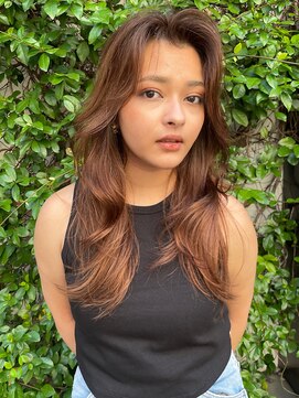 ニューヨークニューヨーク 梅田茶屋町店(NYNY) ボリューム感たっぷり　海外ハイレイヤー　ジンジャーヘア~*