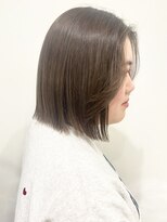 モリオフロムロンドン 松戸店(Morio from London)&nbsp;【モリオ松戸　石山】切りっぱなし外ハネボブ顔周りレイヤー