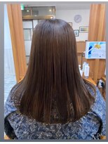 ビーチ ヘア メイク 綱島店(BEACH hair make)&nbsp;潤いショコラブラウンの髪質改善ストレート